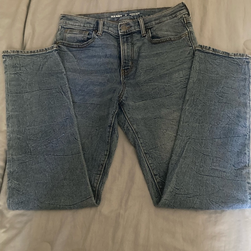 $8 Old Navy skinny taper boys jeans size 16